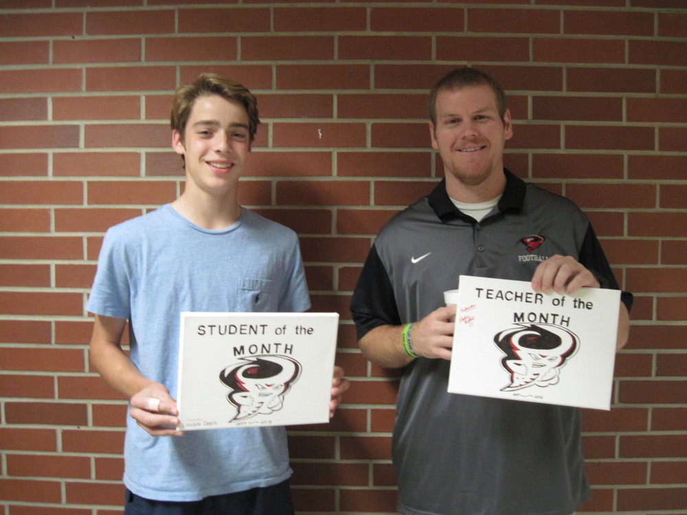 RJHS October Teacher and Student of the Month