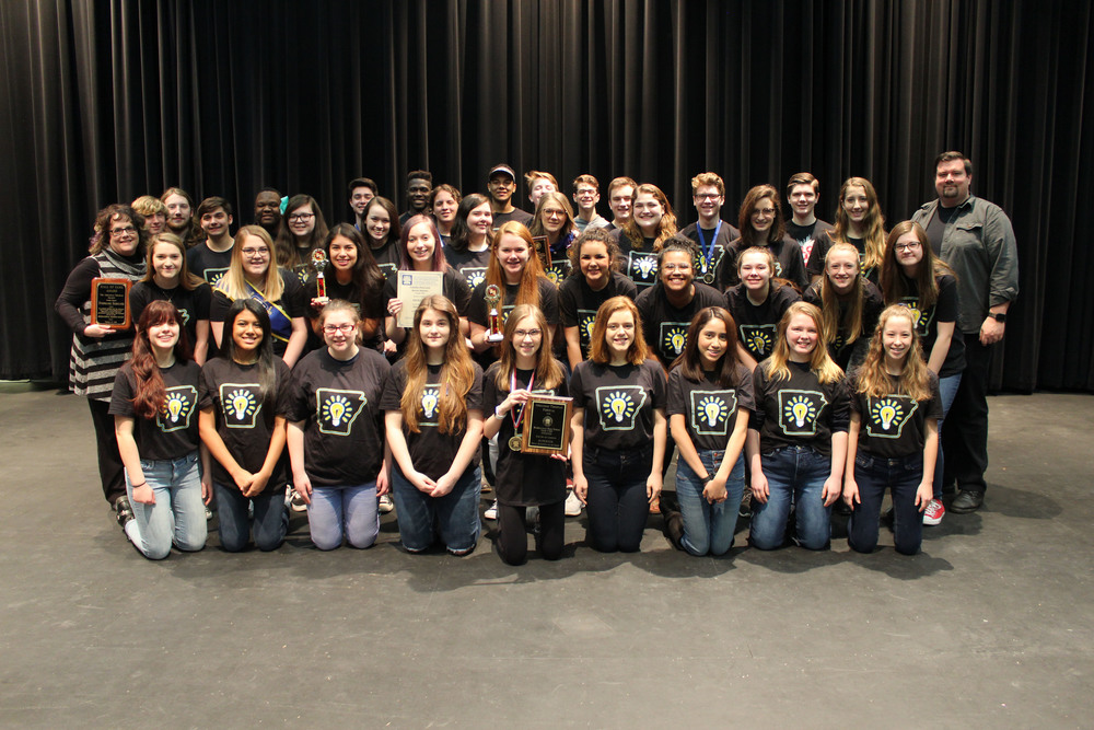 RHS Thespian Troupe Shines at State Thespian Festival Russellville