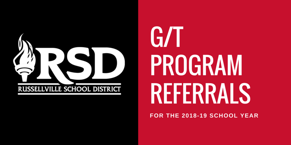 RSD Accepting G/T Program Referrals