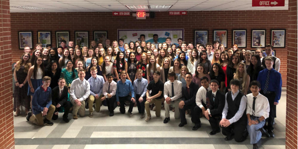 2018 National Junior Honor Society Induction Service 
