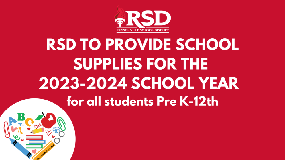SCHOOL SUPPLIES PROVIDED FOR ALL STUDENTS