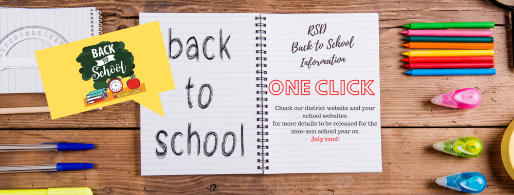 One click for back to school information