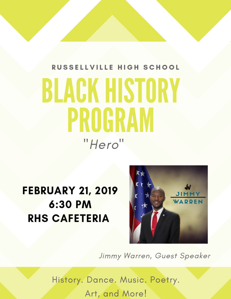 The Black History Heritage Club announces The Black History Program