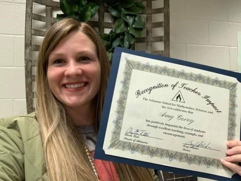 RJHS Science Teacher Awarded Recognition
