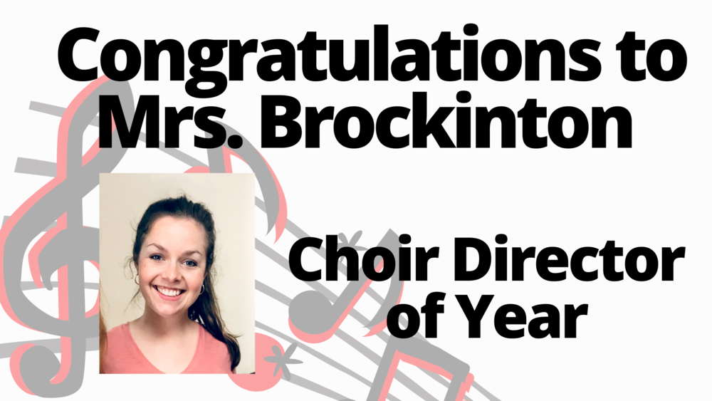 Congrats to Mrs. Brockinton