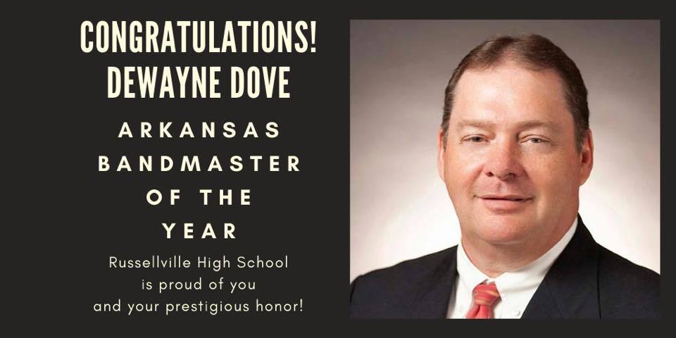 Dove named Bandmaster of the year!