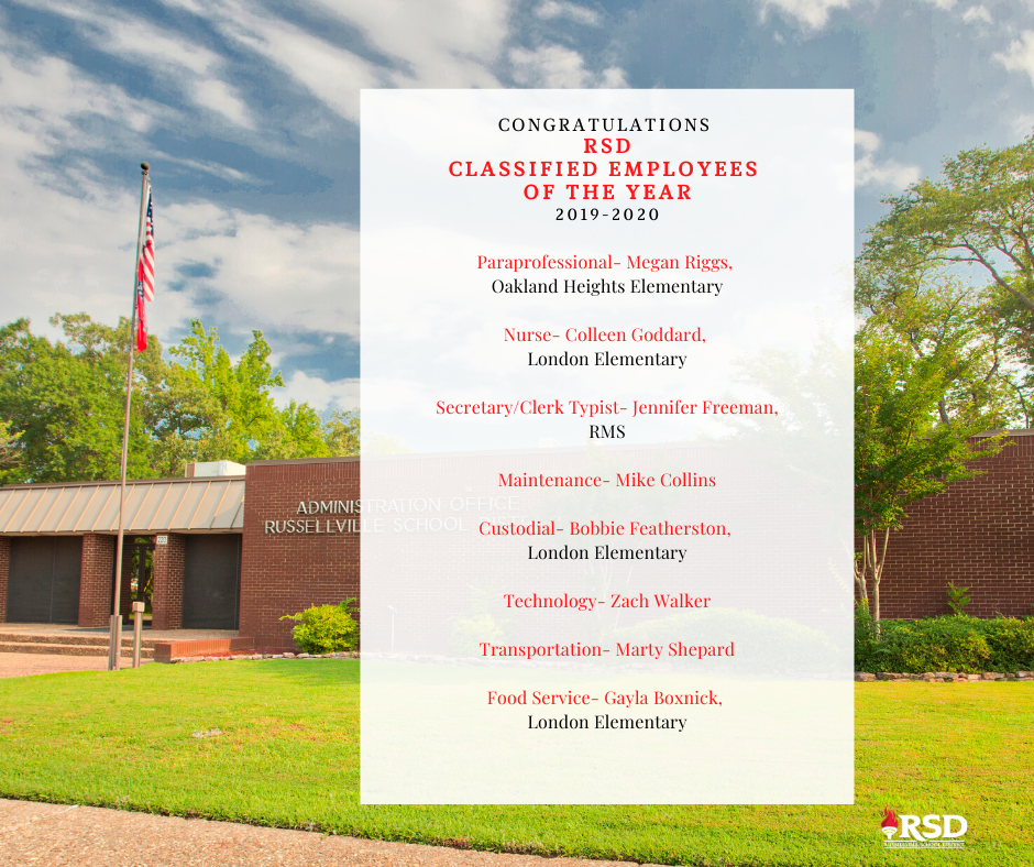 Classified Employees honored as 'Employee of the Year'