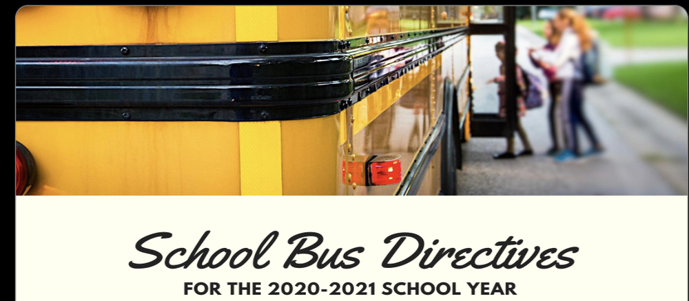 School Bus directives for RSD students