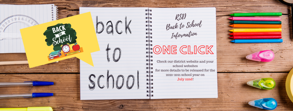 One Click For Back To School Information Russellville School District