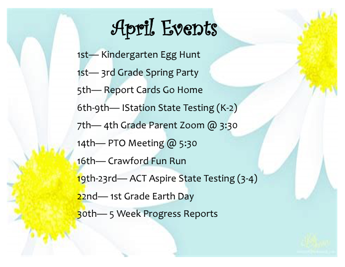 April Events