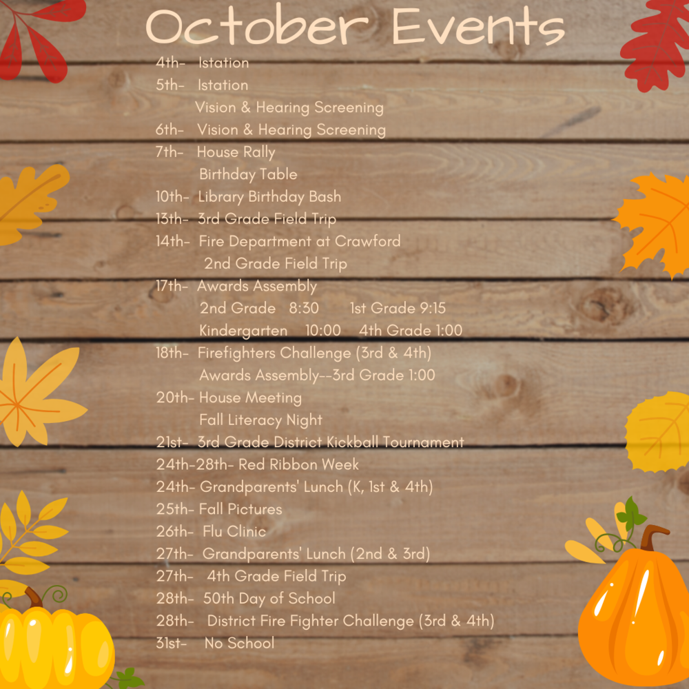 October Events