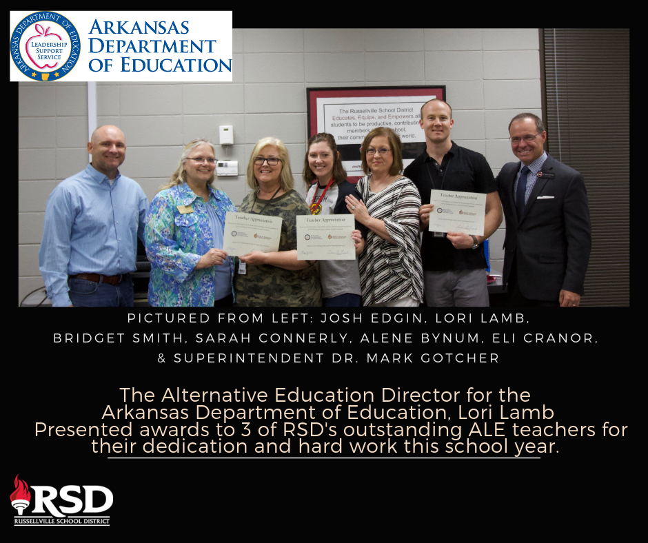 Arkansas Department of Education awards RSD for outstanding ALE program