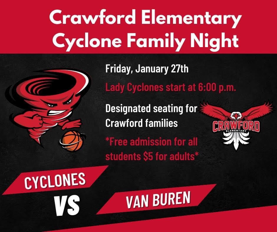 Crawford Elementary Cyclone Night