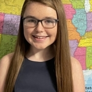 Isabel Crews, winner of the Best Middle School PSA on the Constitution