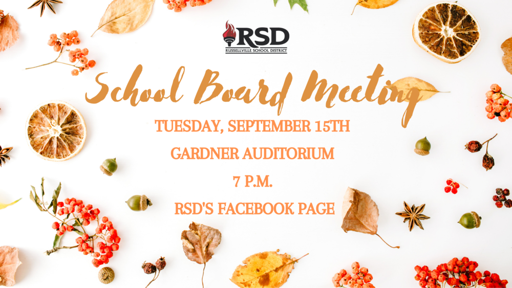 School Board agenda 9.15.20 posted
