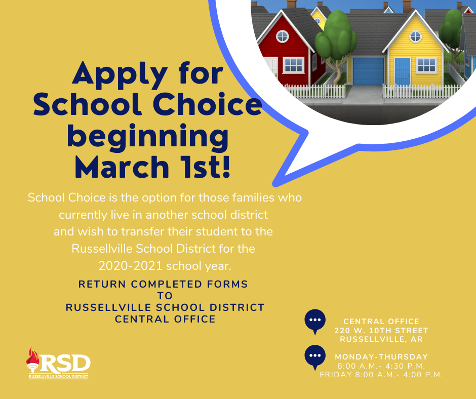 School choice applications available soon!