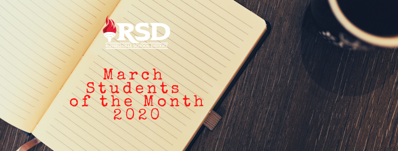 RSD's March Students of the Month