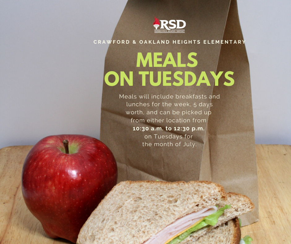 RSD meals continued through july