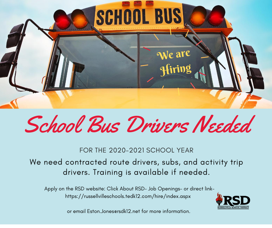 RSD Bus Drivers Needed!
