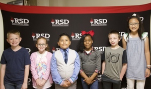 Students of the Month presented at the May Board Meeting