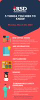 From the Office of the Superintendent; 5 things you need to know for Monday, March 30, 2020