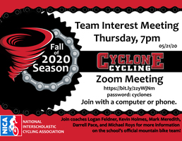 Cyclone Cycling Team Meeting 5.21.20