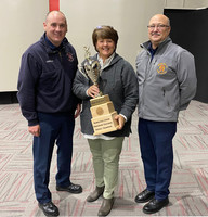 RSVL Fire dept. awards their Jr. Firefighter's Challenge Champ at School Board Mtg.