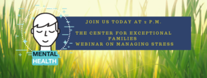 Mental Health Webinar 2 p.m.