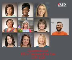 RSD Teachers of the Year for 2019-2020