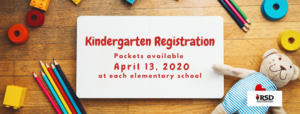 kindergarten registration information available