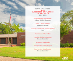 Classified Employees honored as 'Employee of the Year'