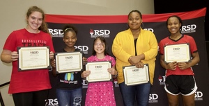 Secondary students of the month for September 2019