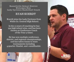 RSD names Koerdt as new Lady Cyclones Basketball Head Coach