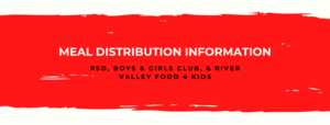 Important Meal Distribution Information for RSD Families
