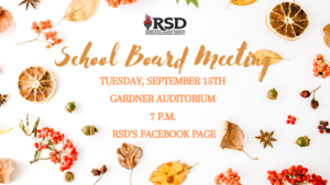 School Board Meeting for 9.15.20