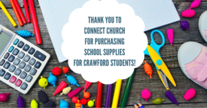 Connect Church Donates School Supplies to Crawford
