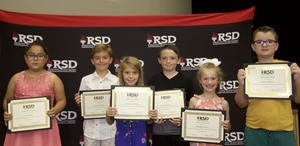 Elementary students of the month