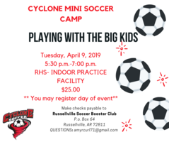 Cyclone Soccer Camp registration information now available