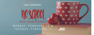 No school for Parent/Teacher Conferences