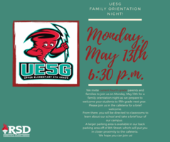 UE5G Orientation night scheduled
