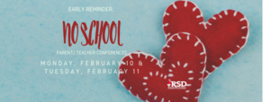 No school reminder for Feb. 10 & 11