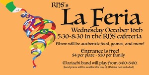 RHS Hispanic Heritage Club planning event for Wednesday, October 16