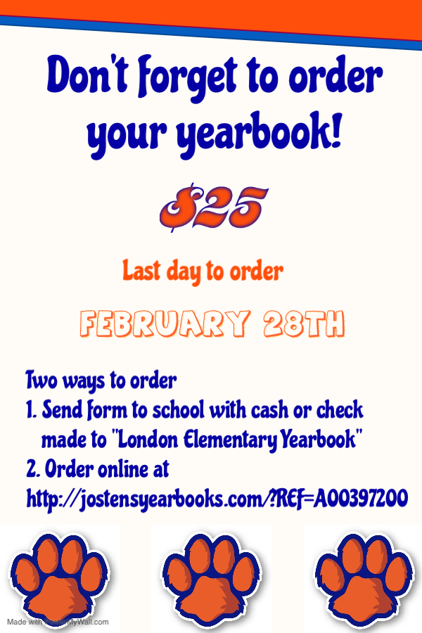 yearbook orders