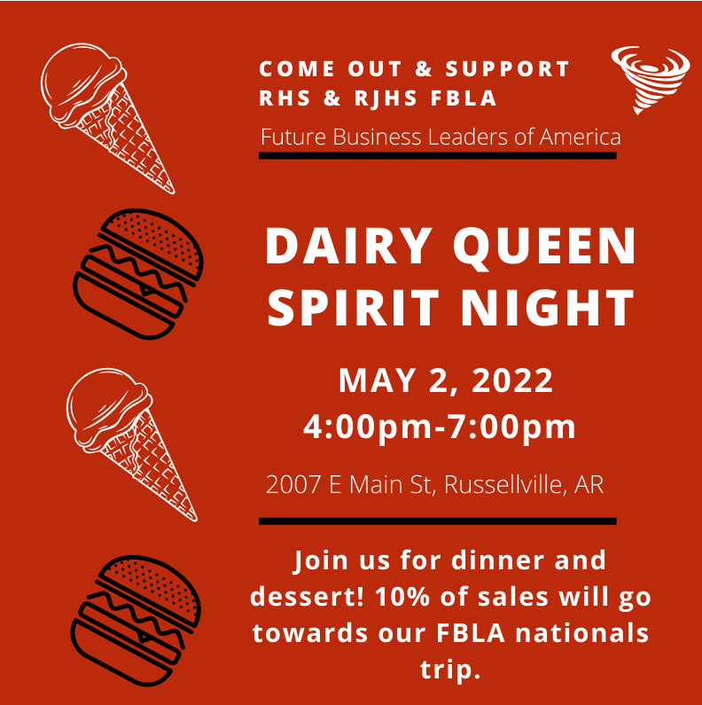 RHS and RJHS Dairy Queen Spirit night 