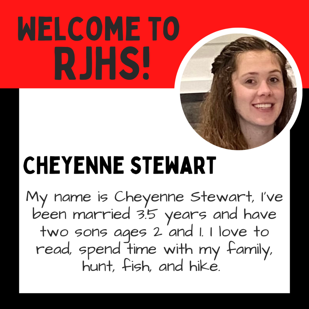 Cheyenne Stewart Welcome- Red and Black