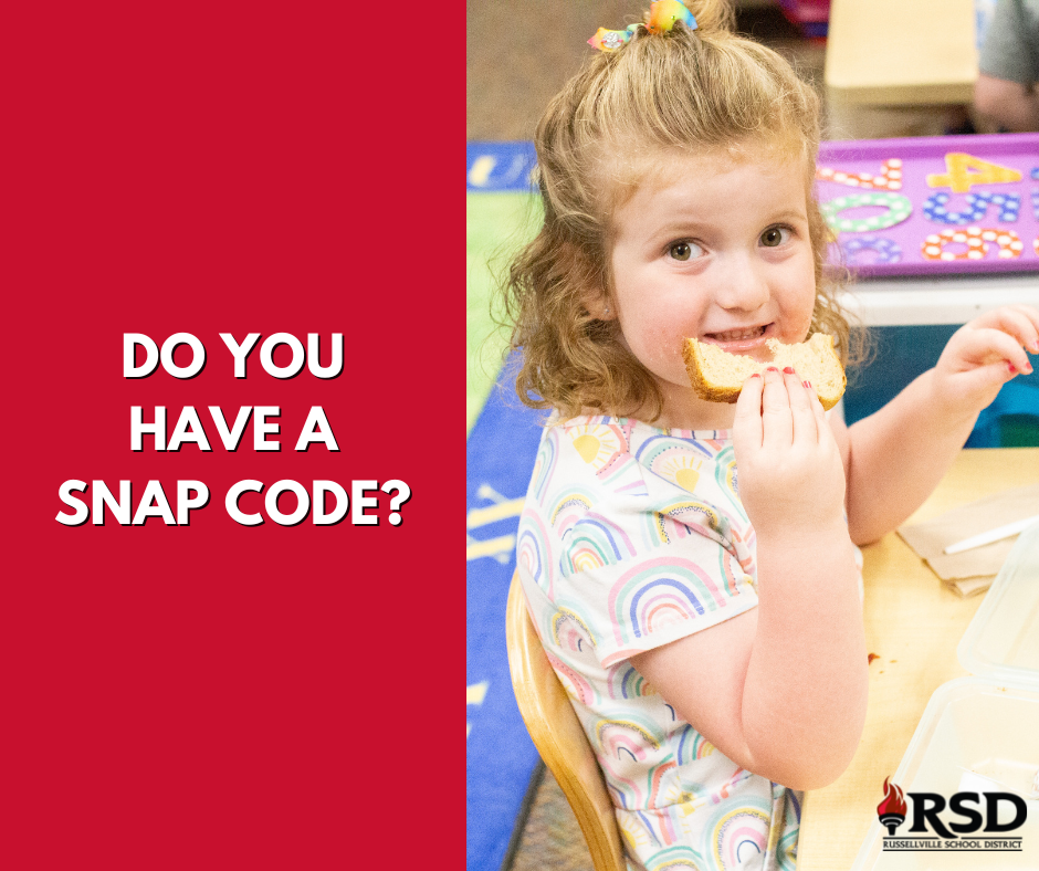 Free and reduced lunch snap code