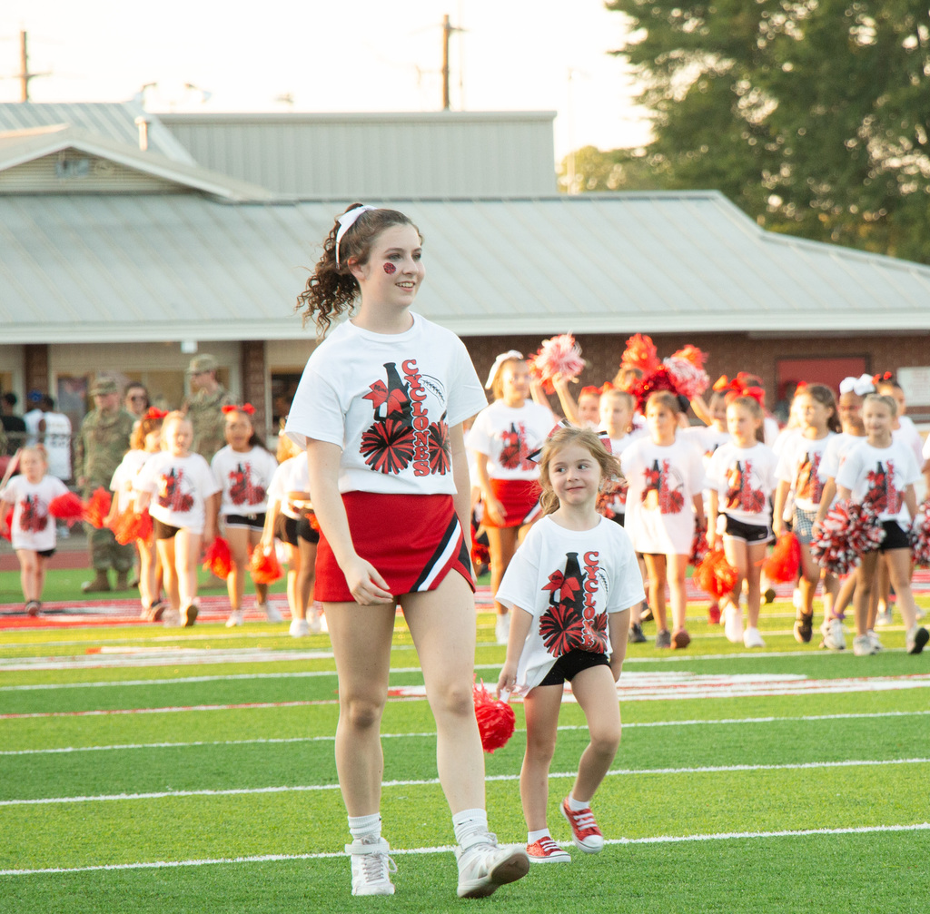RHS Cheer with Little Cyclone