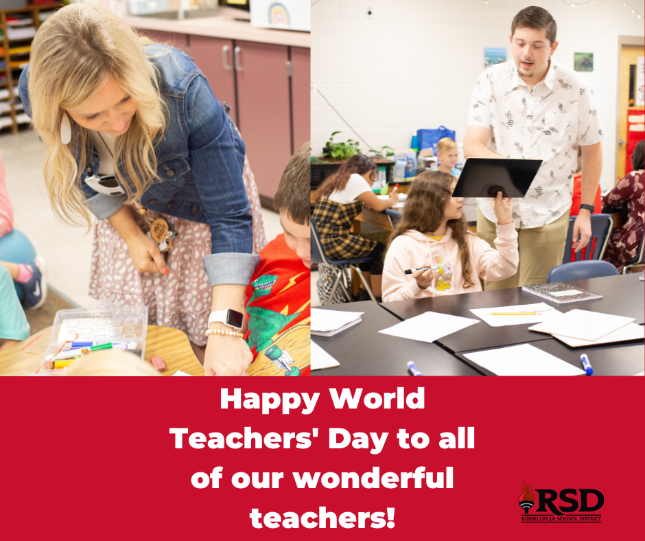 Happy world teachers' day to all of our wonderful teachers.