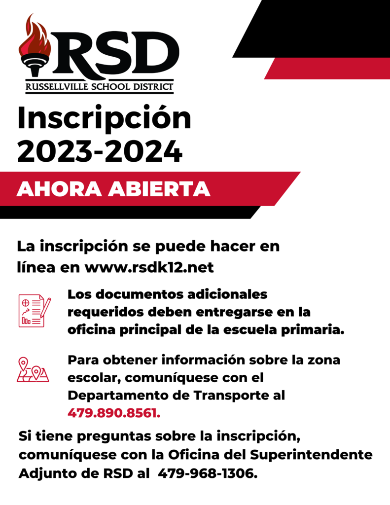 Enrollment information spanish