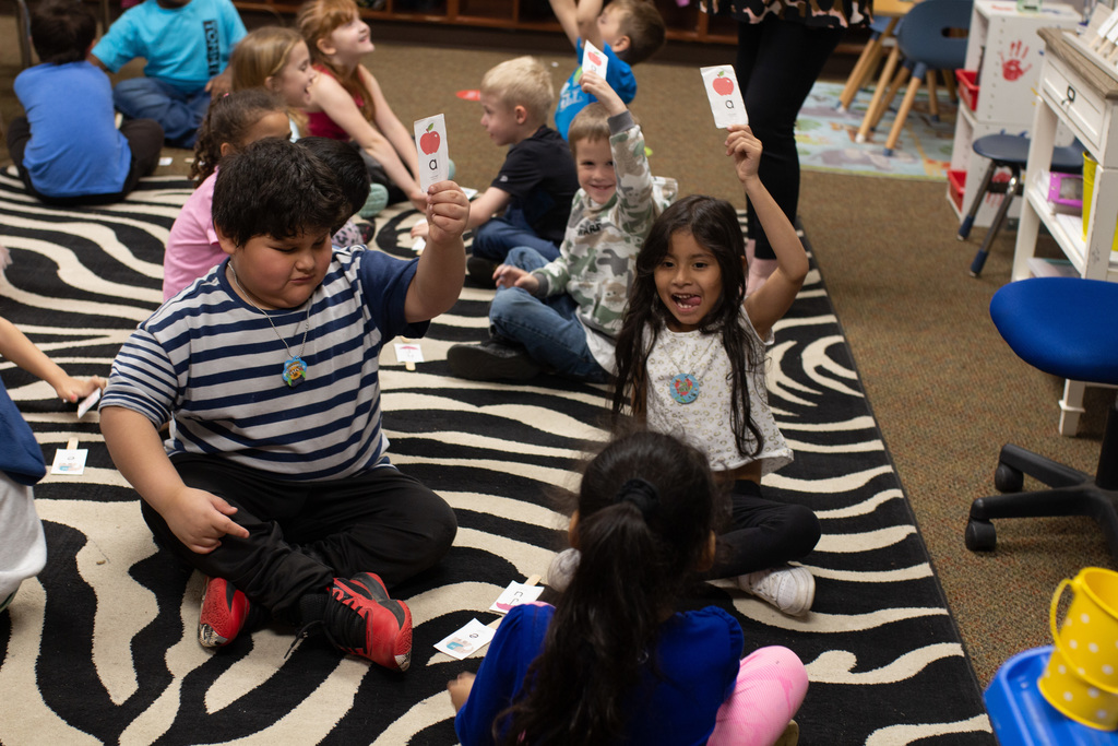 Crawford students learning